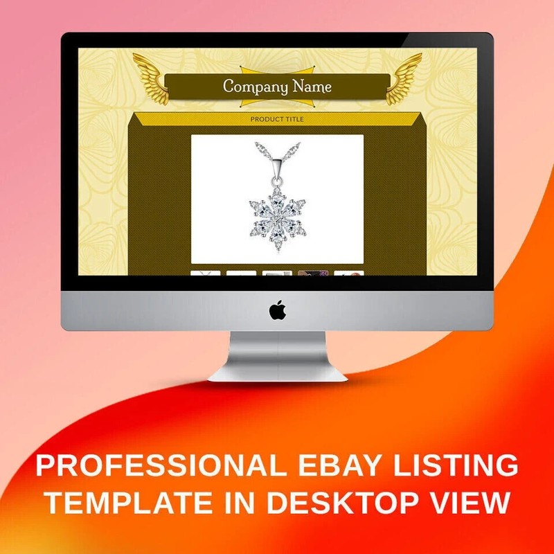 Professional eBay Mobile Responsive eBay Listing Template Auction Template gallery