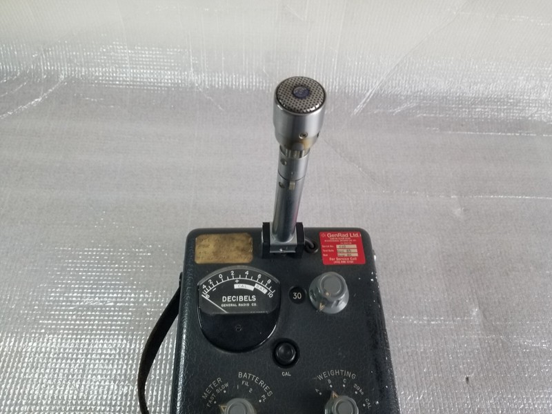 GENERAL RADIO COMPANY 1551-B SOUND LEVEL METER no power supply gallery