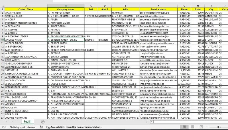 500K Germany Business Email Database | B2B Contact leads list (Digital Download) gallery