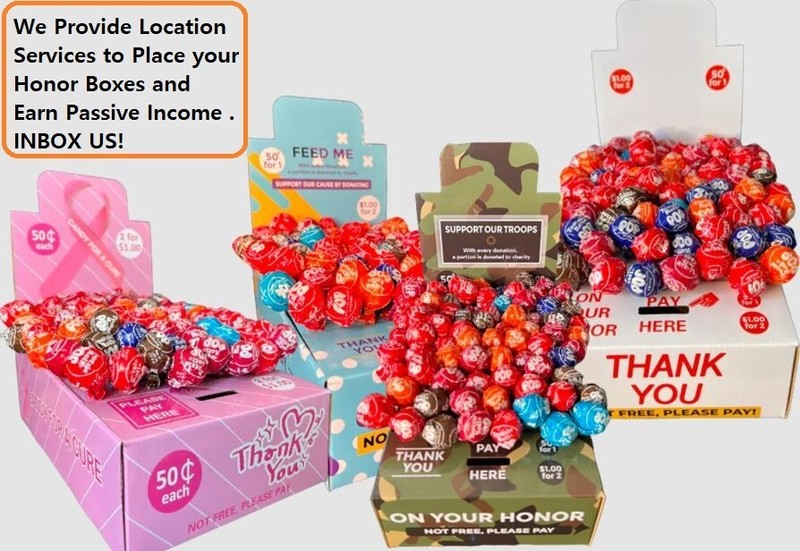 Honor Box Vending Route, New Hot locations to sell Candies, Make Passive Income gallery