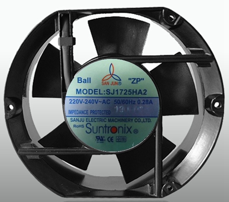SUNTRONIX SJ1725HA2 220V-240V~AC 50/60Hz 0.28A Round Fan 170x170x51mm #M2446 QL