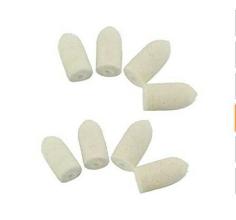 25pcs Dia 3/8" 9.5mm Hard Wool Felt Polishing Jewelry