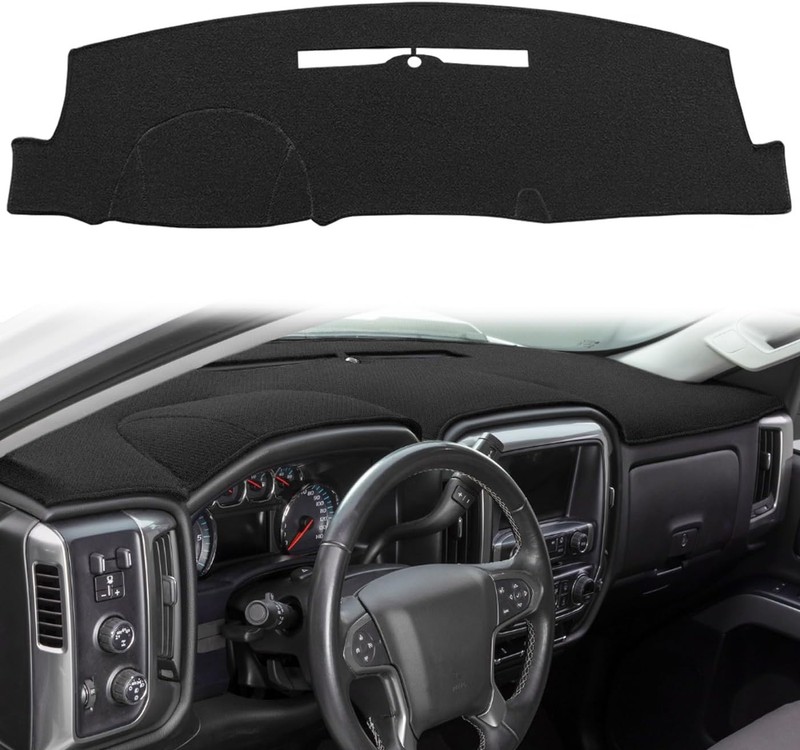 Funda para tablero personalizada alfombrilla para 2014-2018 Chevy Chevrolet Silv