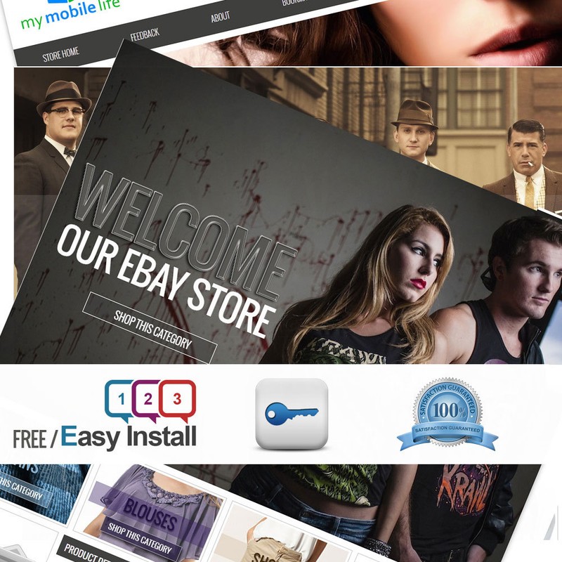 2020 Full Professional eBay Shop Store & Listing eBay template FREE LOGO DESIGN