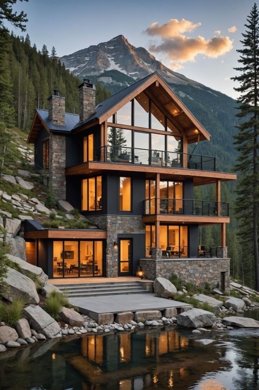 350 + exterior house designs, modern house, modern barn house, home makeover gallery