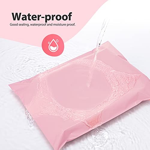 50 Pack Poly Mailers 14.5x19 Shipping Bags Self Seal Waterproof Light Pink gallery