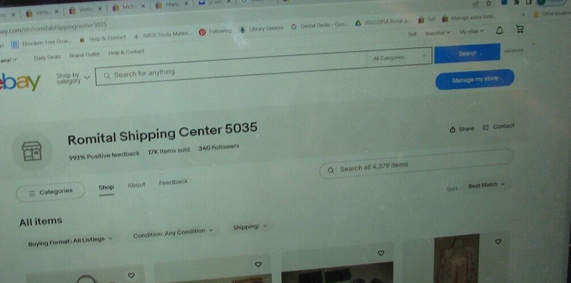 My entire INVENTORY of my Ebay store ~ A total of 4567 items Value $189,736~