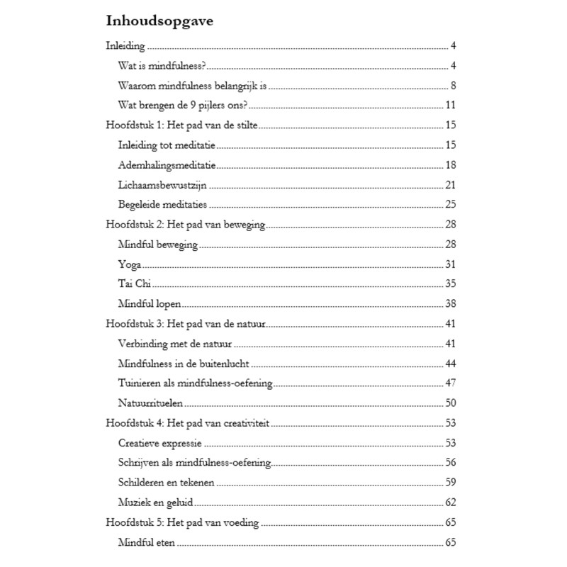 De 9 paden van mindfulness 31k Woorden Exclusive PLR eBook gallery
