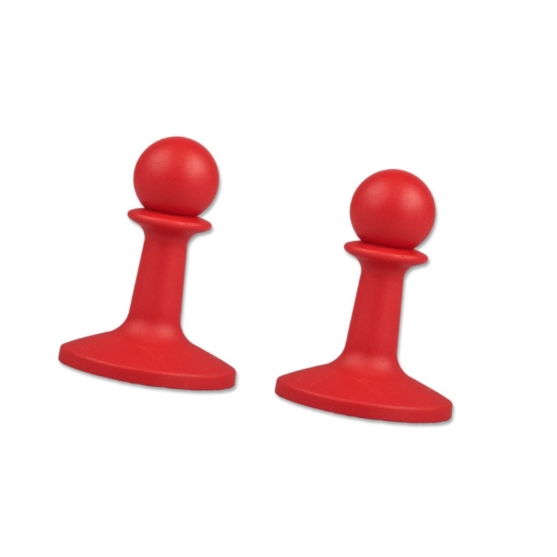 2Pcs Tent Stake Cap Corrosions Proof Silicone Materials Lightnings Safety Gear
