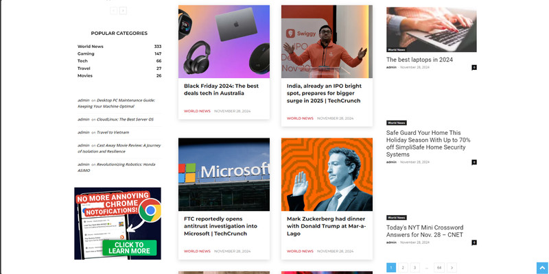 Automated Tech News Website Google AdSense Lightning-Fast Server Hosting gallery