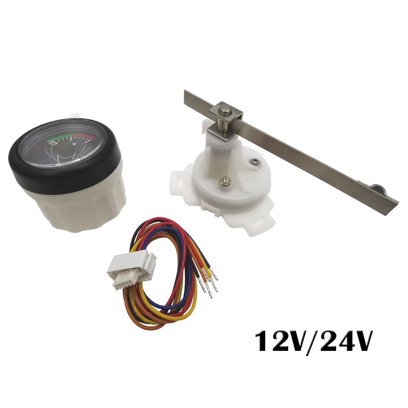 Boat Rudder Angle Indicator with Marine Rudder Direction Sensor 12V/24V 0-190Ω