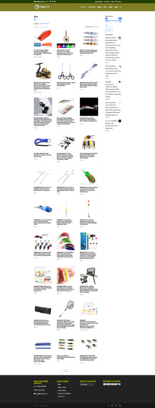 Fishing Gear Dropshipping Store | Turnkey Dropship Business Website gallery