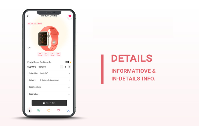 Marketify Flutter Multi-Vendor eCommerce Customer App | Flutter Android & iOS gallery