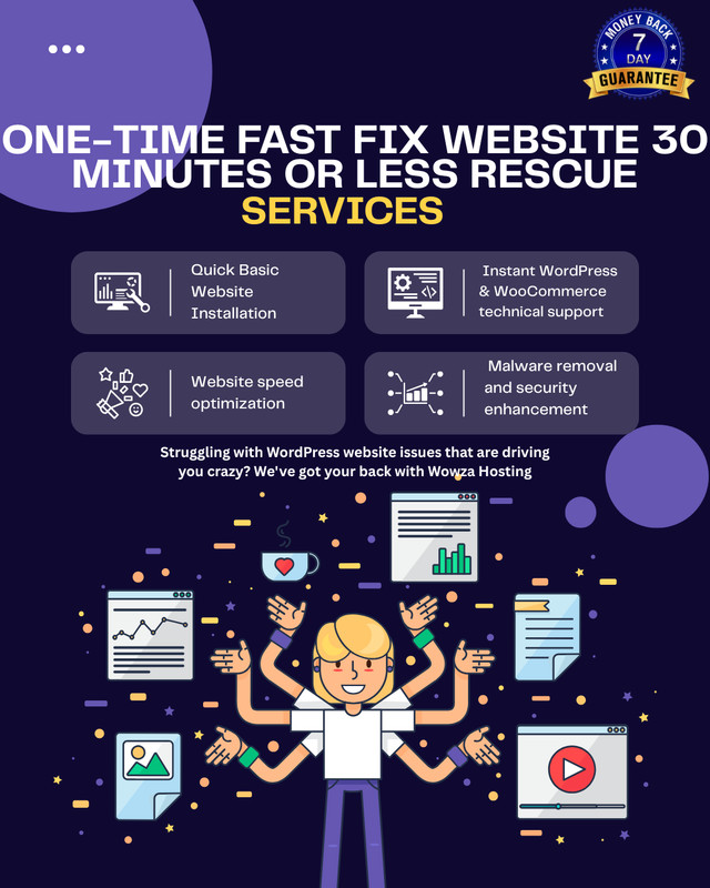 One-Time Fast Fix WordPress Rescue: Expert Fixes, Guaranteed Satisfaction! gallery