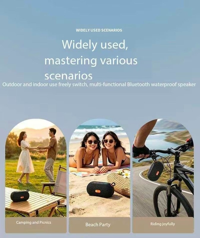 Waterproof Outdoor Wireless Bluetooth Mini Speaker with Extra Heavy Bass gallery