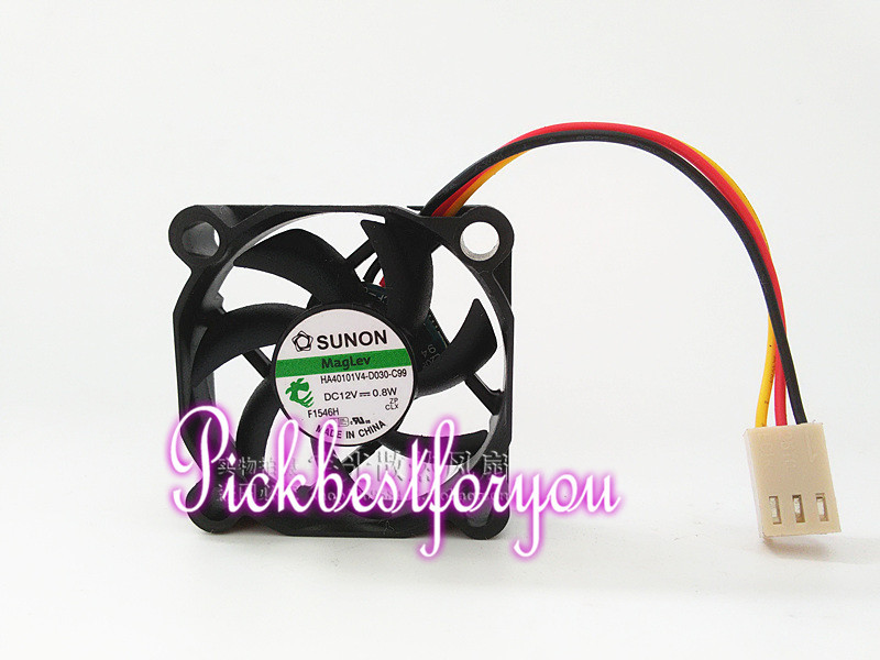1Pcs SUNON HA40101V4-0000-C99 4010 4CM 3-wire 12V 0.8W fan #M4240 QL