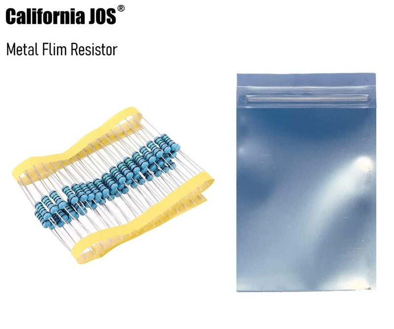100PCS 100K ohm Resistor 1/4w (0.25 Watt) ±1% Tolerance Metal Film Fixed Re gallery