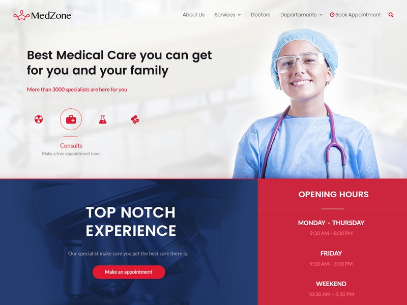 Website: Medical Office. Health Care Practitioner. Physician. Appointments.