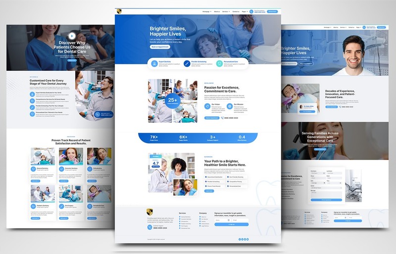 CUSTOM PROFESSIONAL WEBSITE FOR DOCTORS, CLINICS, MEDICAL SERVICES & HEALTHCARE gallery