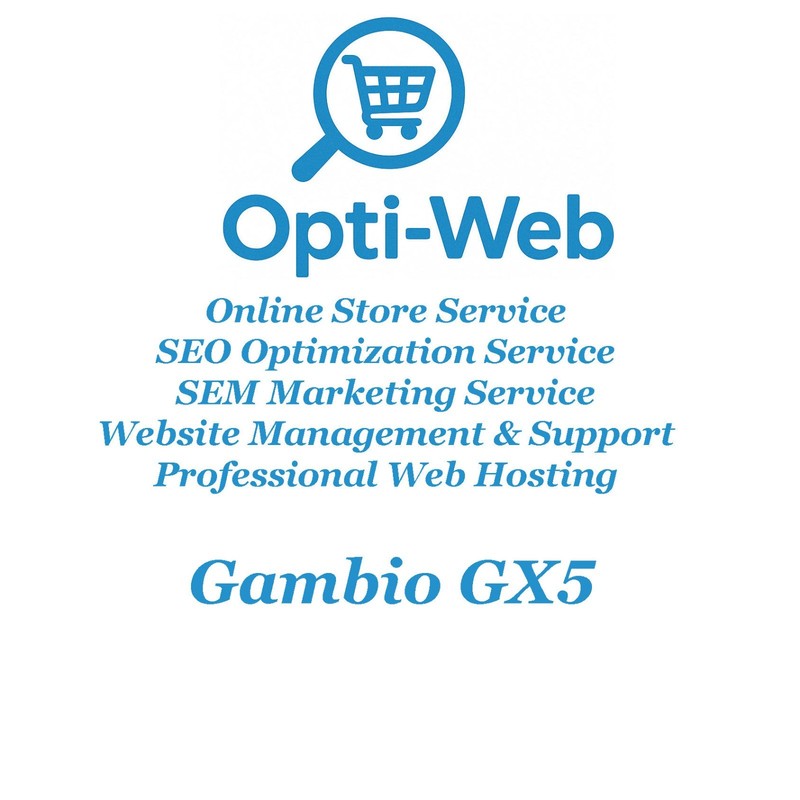 Gambio GX5 Online Shop Setup – English/Spanish/German