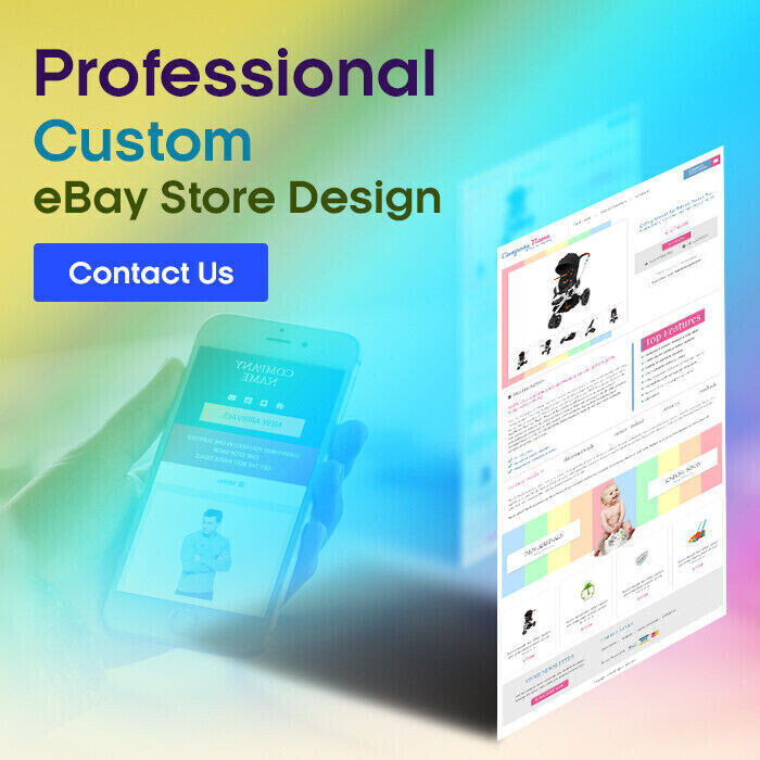 eBay Templates Mobile Responsive eBay Listing Auction Template 2019 Ready gallery