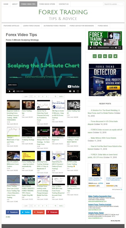 * FOREX TRADING TIPS * niche website business for sale w/ AUTO CONTENT UPDATES gallery