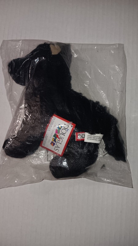 Douglas Cuddle Toy Harko Black German Shepherd Plush – NEW w/ Tags In Bag