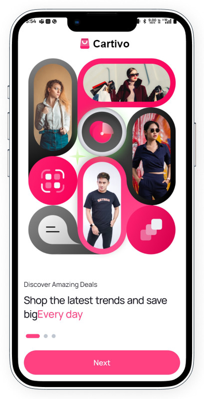 Cartivo - Complete Flutter eCommerce Mobile App | Android & iOS + Admin Panel gallery