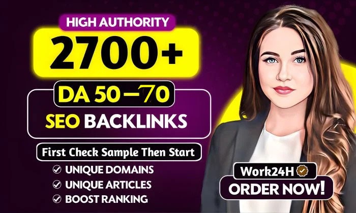 I'll Make 2700+ HQ Backlinks For Your Website/Blog