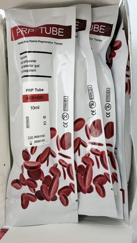 10ml Glass Separation Tubes 20pc New Sealed