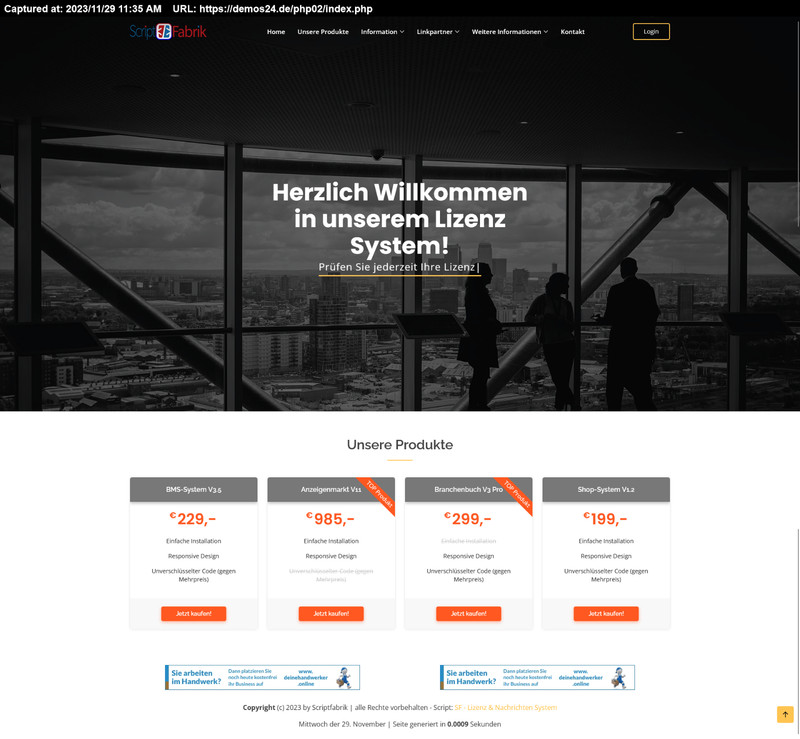 License & Message System V2.6 – October 2023 – Responsive