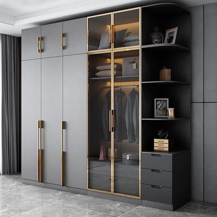 modern and traditional, wardrobe ideas, walk in closets, blending interior color gallery