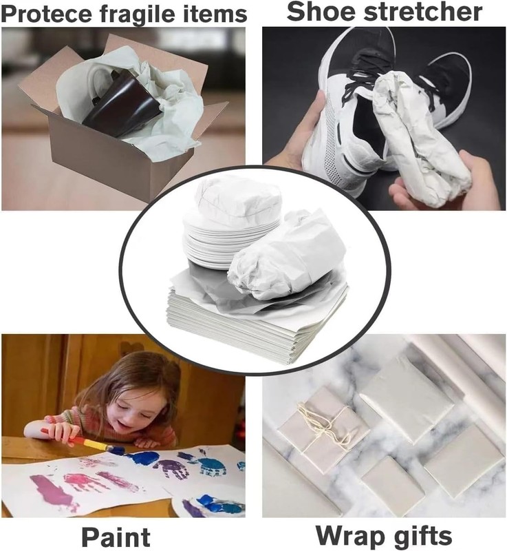 100 Sheets Packing Paper 12x12 Moving Supplies for Fragile Items Shipping Wrap gallery