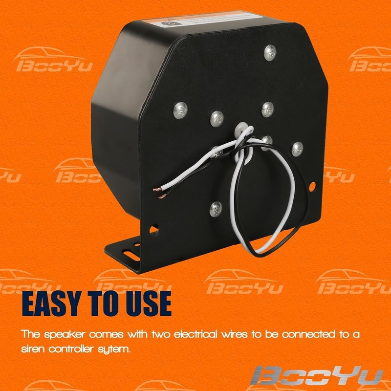 200W Compact High-Performance PA Siren Horn Speaker for Police Car Ambulance gallery