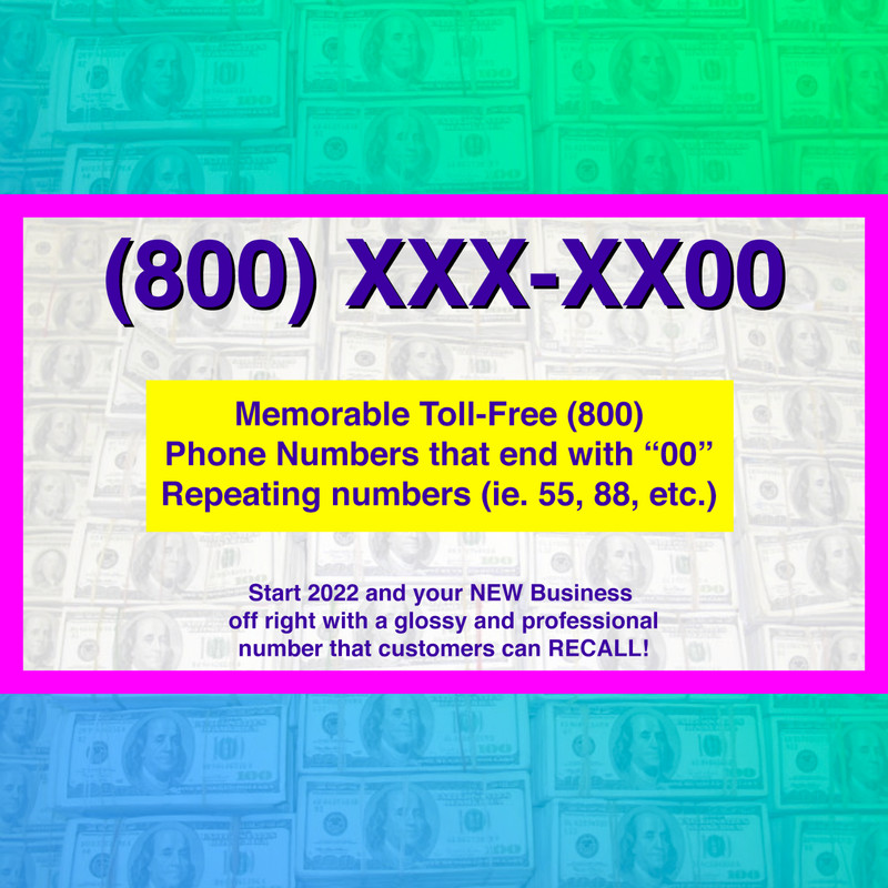 Toll-Free (800) XXX-XX00, Take your Brand NATIONAL, Great RECALL by customers