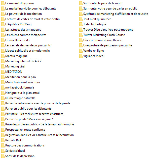101 eBook's Mixed Topics in French with PLR/MRR License gallery