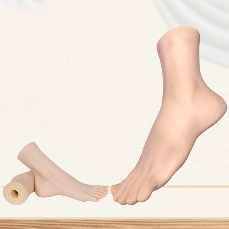 Female Foot Model Women's Sock Display Stand Reusable Left Versatile Manikin for gallery