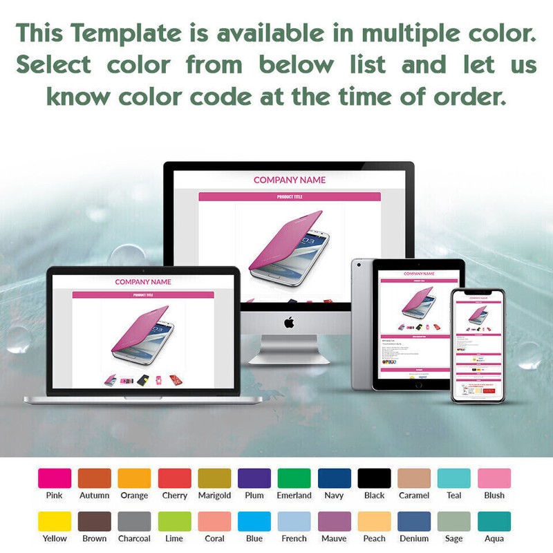 eBay Mobile Responsive Template Auction Listing Professional 2019 Design HTML gallery