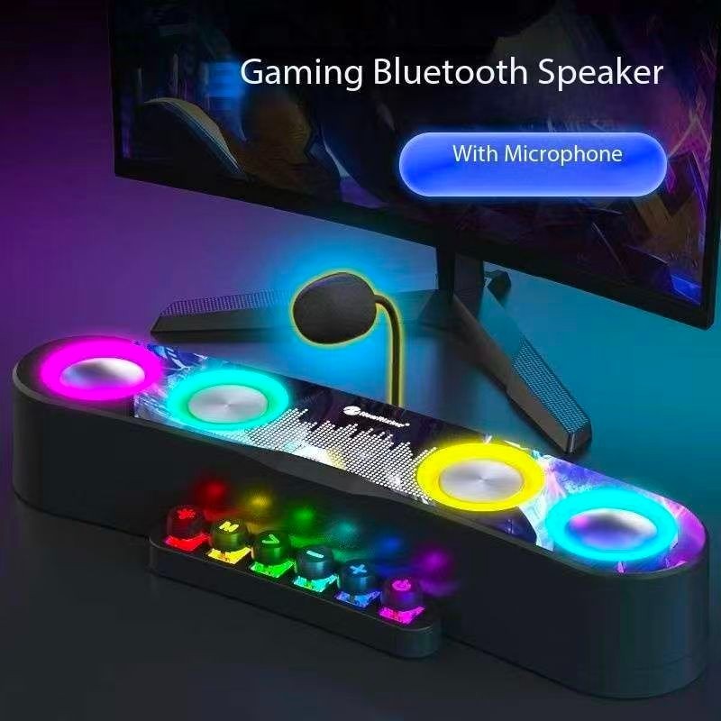 Gaming computer speakers high-quality home desktop Bluetooth audio gallery