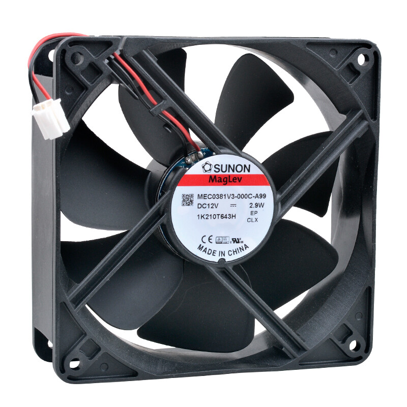 MEC0381V3-000C-A99 120mm DC12V 2.9W 2 lines Cooling Fan for Power Supplies