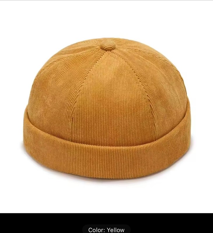 New Four Seasons Hip Hop Hats, Trendy Beanie Landlord Hats, Casual Round Caps, M gallery