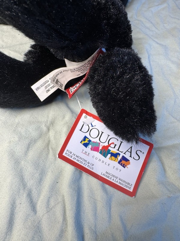 Harko 8" Black German Shepherd Plush Stuffed Animal Dog Douglas Cuddle Toy gallery