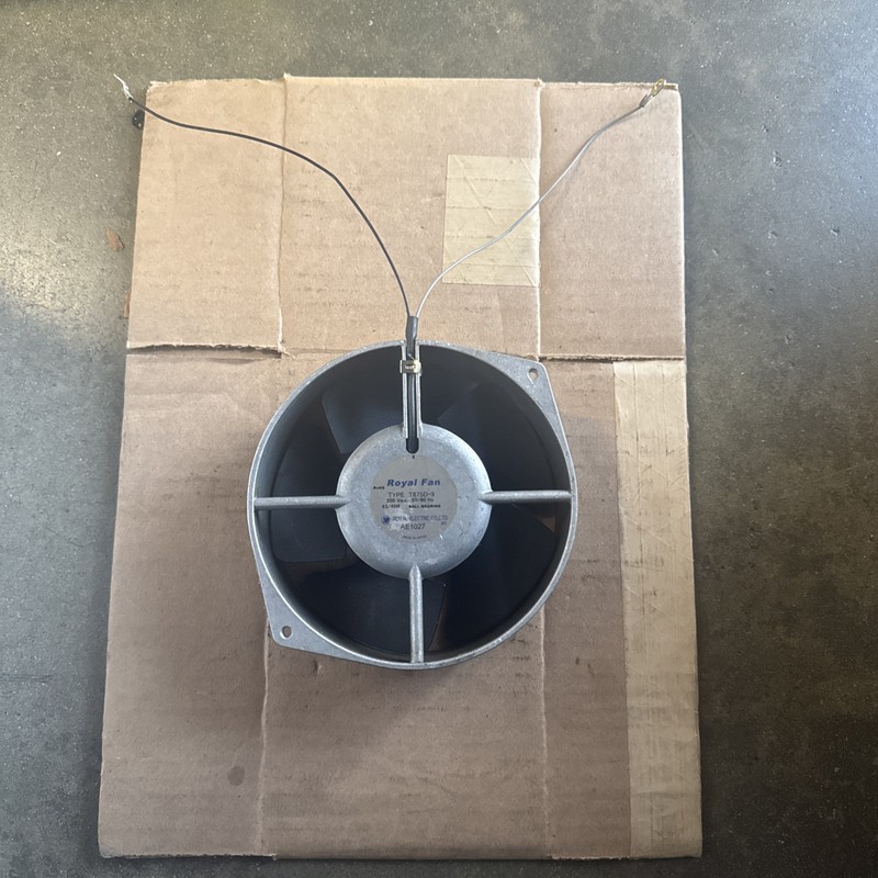 Royal Fan TYPE T675D-9 Aluminum alloy High temperature 200Va.c. 50/60 Hz 43/40W