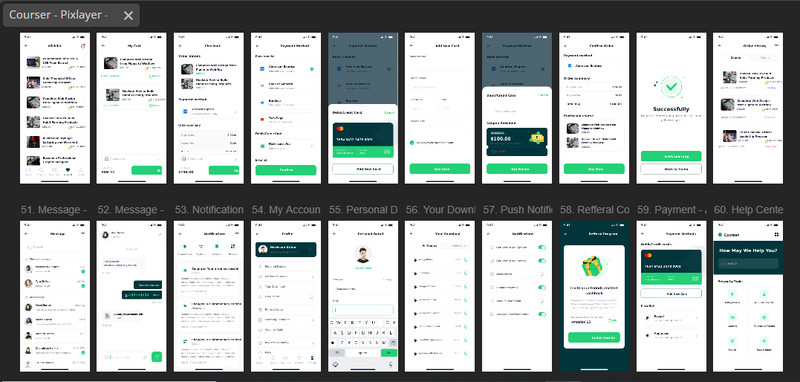 Figma UI Web & Mobile Applications Templates Large Bundle Some Coded Bundle #1 gallery