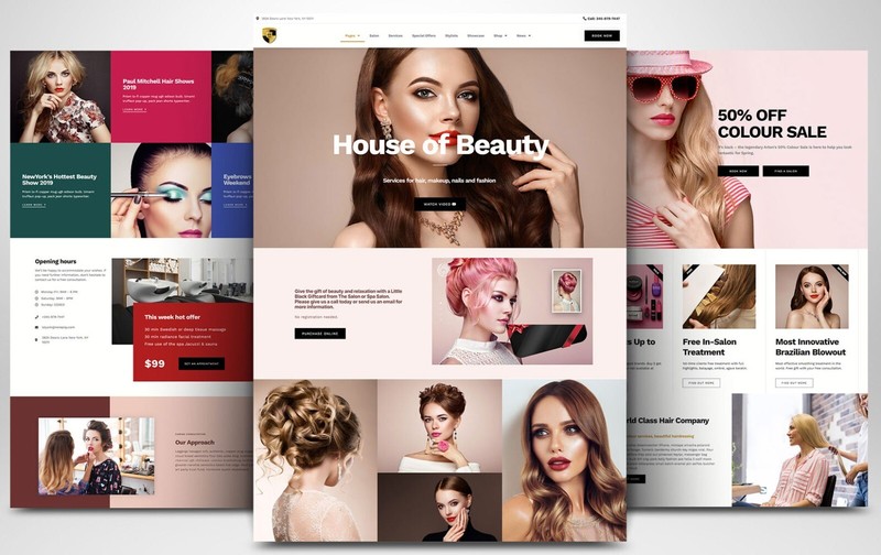 CUSTOM PROFESSIONAL WEBSITE FOR BEAUTY COSMETICS WELLNESS BRANDS WORDPRESS gallery