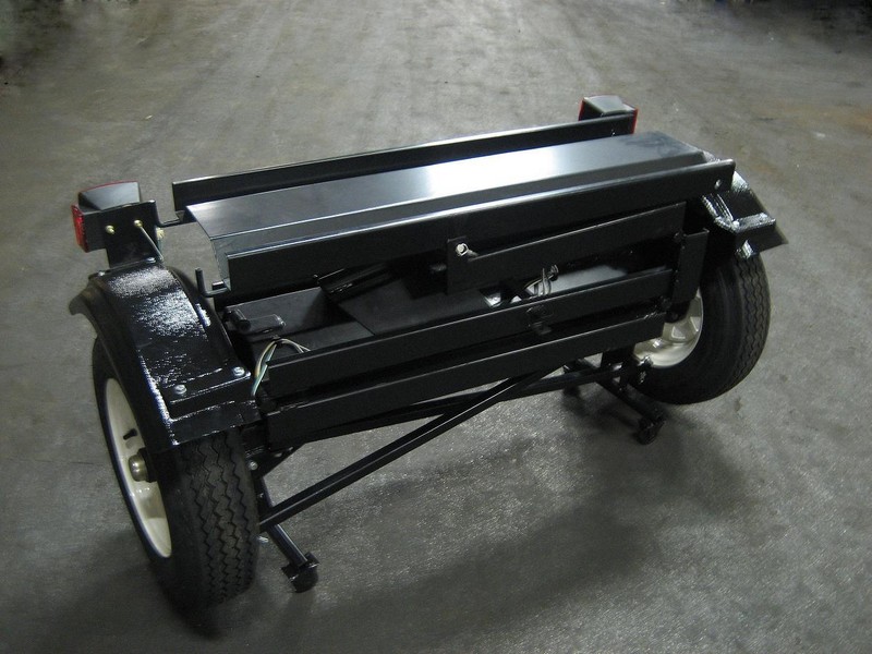 Folding Motorcycle Trailer Portable Collapsible Foldable Used For Single Rail gallery