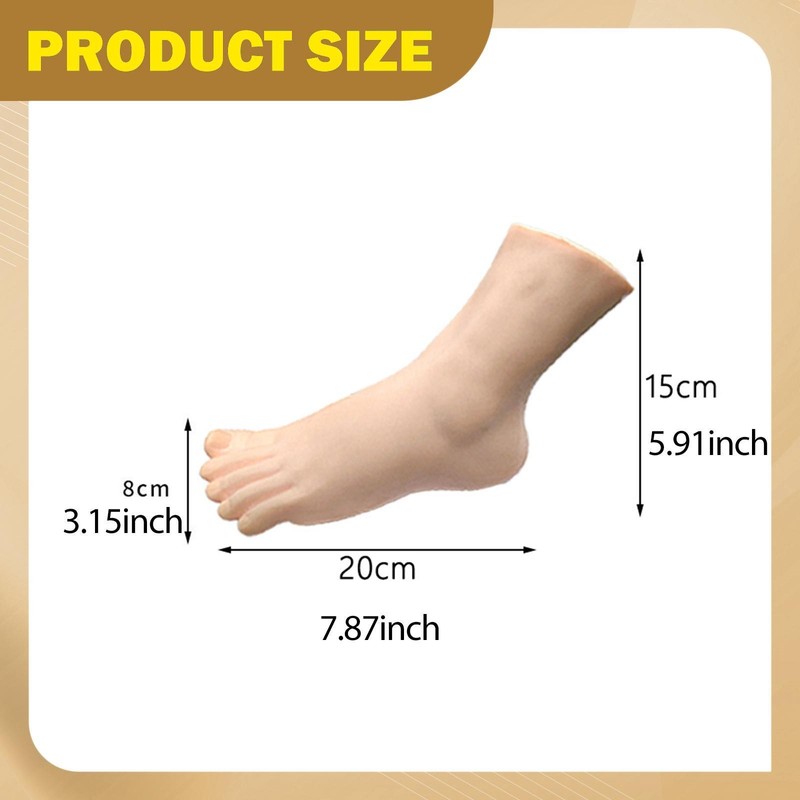 Female Foot Model Fake Foot Mannequin Reusable Multipurpose Manikin Shoe Sandal gallery