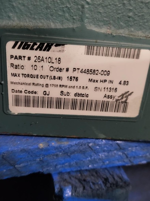 TIGEAR-2 Right Angle Worm Gear Reducer 26Q10L18 / 2.63 in Center Distance 180TC gallery
