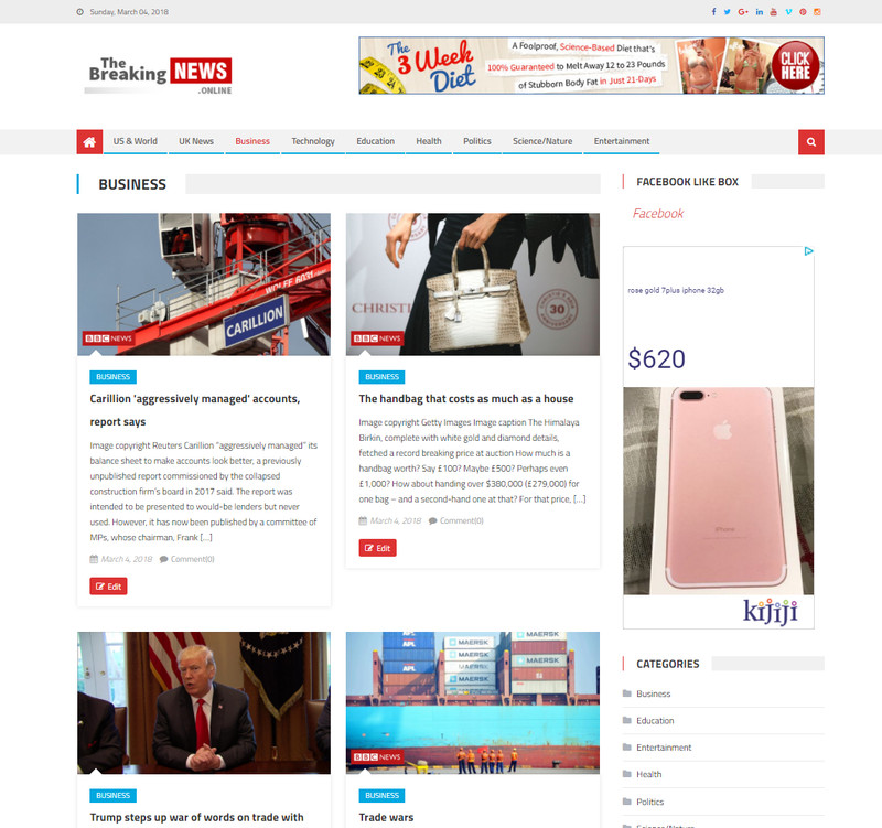 🥇 Turnkey Automated News Website Script - Autopilot Adsense Income gallery