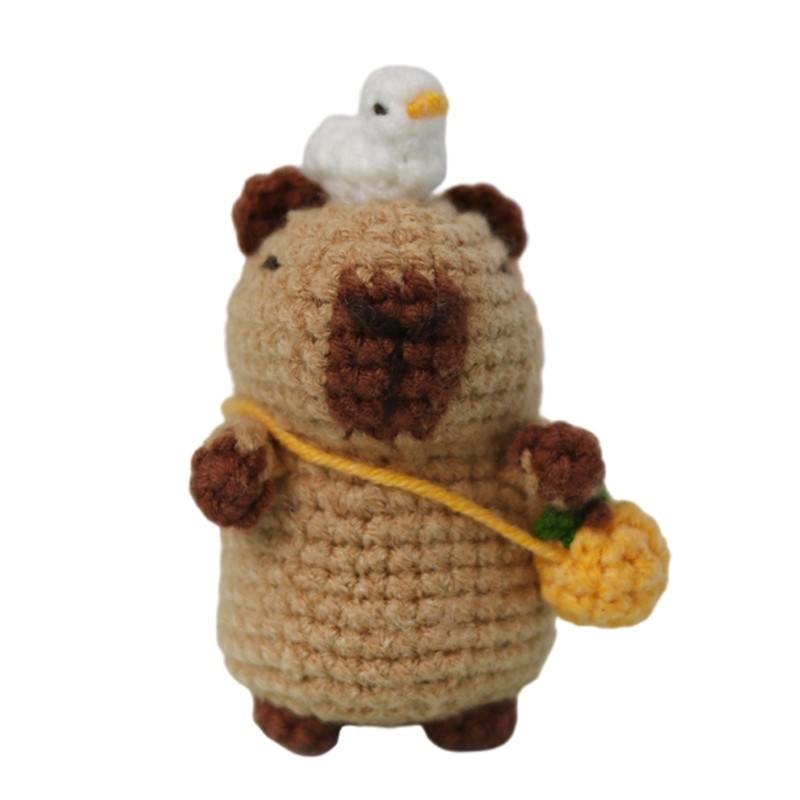 Animal Keychain Crochet Set with Instruction Animal Crochet Knitting Supply gallery